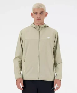 MJ41506 ATHLETICS NB WOVEN JACKET STONEWARE