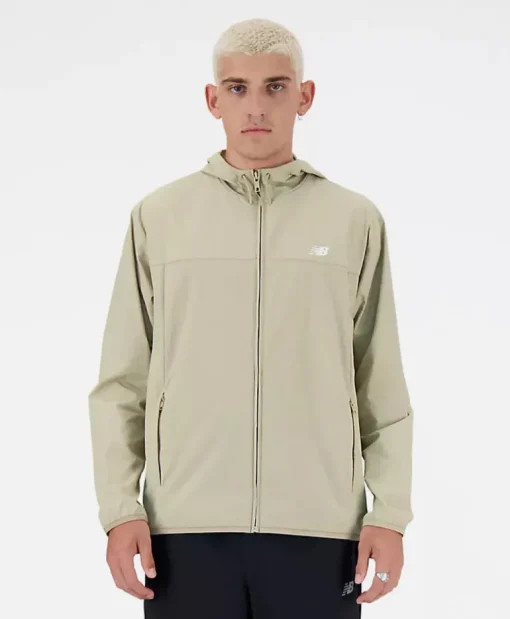 MJ41506 ATHLETICS NB WOVEN JACKET STONEWARE