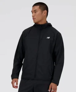 MJ41506 ATHLETICS NB WOVEN JACKET BLACK