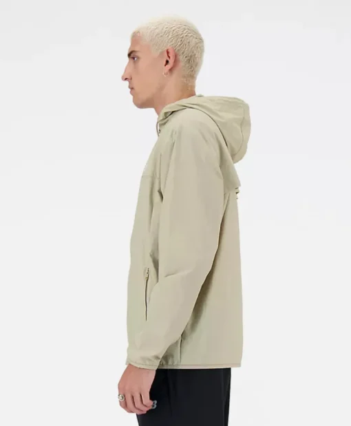 MJ41506 ATHLETICS NB WOVEN JACKET STONEWARE