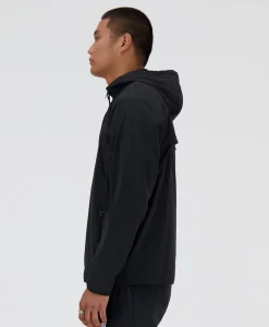 MJ41506 ATHLETICS NB WOVEN JACKET BLACK