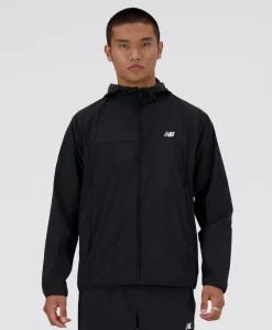 MJ41506 ATHLETICS NB WOVEN JACKET BLACK