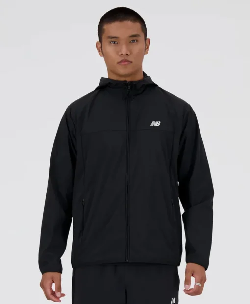 MJ41506 ATHLETICS NB WOVEN JACKET BLACK